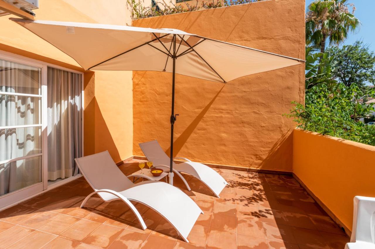 2 Habs Buena Terraza Con Bbq - Wifi, Piscina Apartment Михас Екстериор снимка